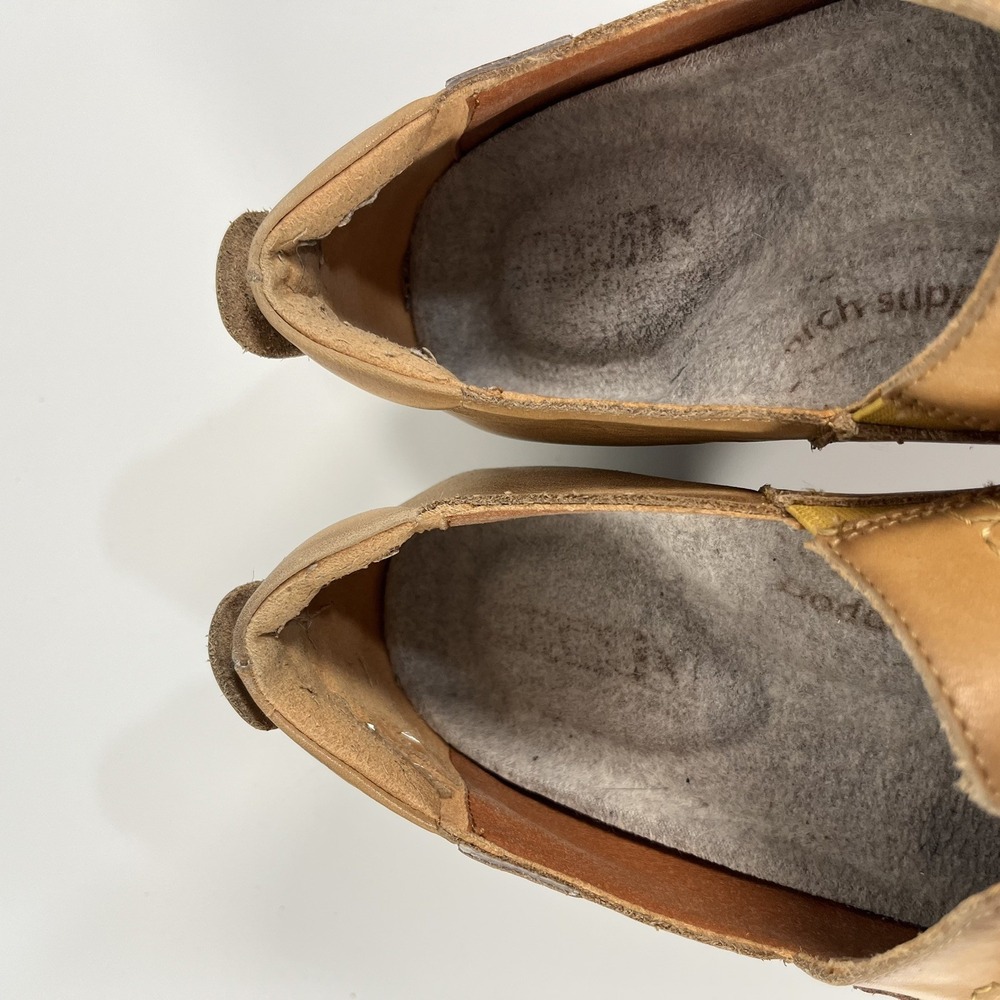 Women's Pikolinos Granada Tan Camel Leather Clog Shoes Women's Size EU38 US7.5/8 - Picture 10 of 11